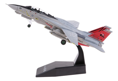 1/100 Scale Usa Navy F-14 Fighter Diecast Aircraft Modelo De