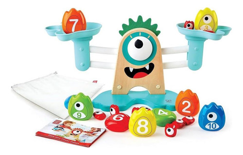 Juguete A Escala Hape Math Monster, Juguete Steam, Largo: