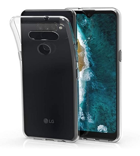 Carcasa Transparente Para LG K50s + Mica