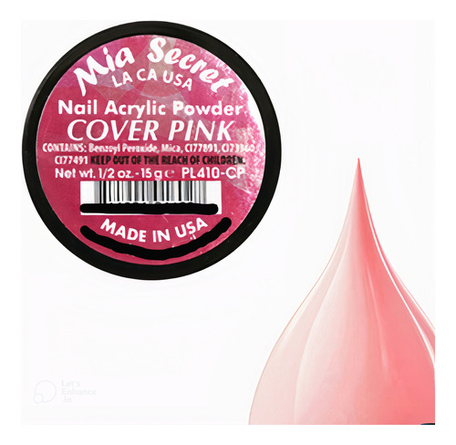 (15grs) Cover Pink - Acrylic Powder - Mia Secret