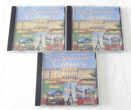 Fantastic Classics Concert Cd Disco Compacto Triple Mcps 