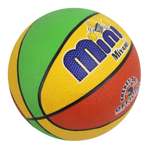 Balón Miyaro Basquetbol Mini Multicolor #3 (0154)