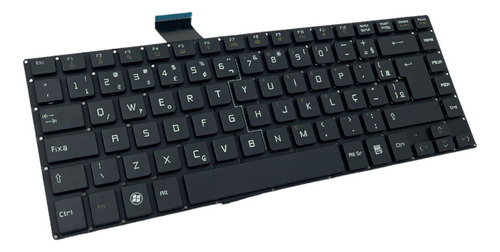 Teclado Compatível P/ Notebook LG Pk130jla13 Ç