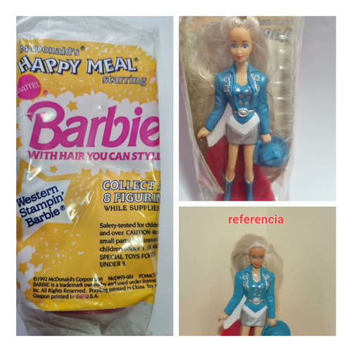 Barbie Western Stampin Año 1992 