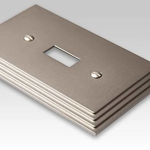 Amerelle Steps Single Toggle-single Duplex - Placa De Pared