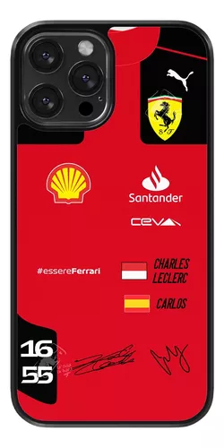 Case/Funda Ferrari de Piel Color Negro con Logo Plateado iPhone SE 202 –  ForwardContigo