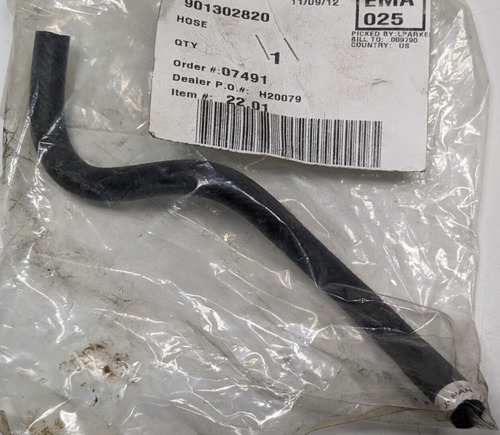Nos Yale Forklift Radiator Coolant Hose Part# 901302820 Ccg