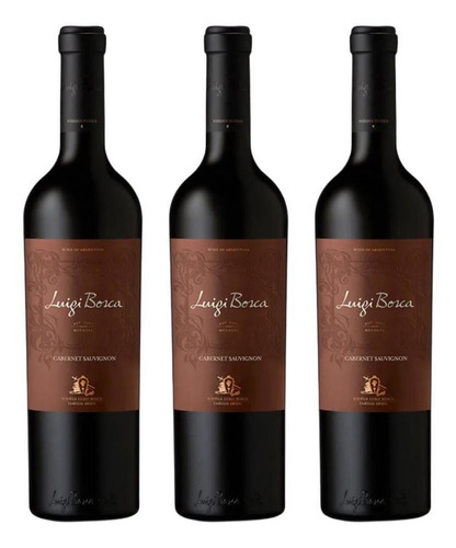 Luigi Bosca Cabernet Sauvignon Vino 750ml X3 Fullescabio