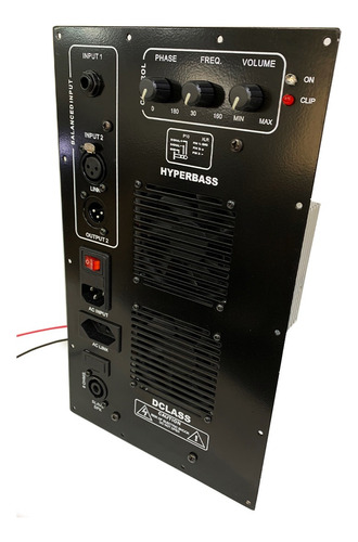 2 Amplificador Ativador P/ Caixas Sub Graves 1500 Watts Rms Cor Preto Potência De Saída Rms 1.5 Kw 127/220v