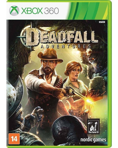 Deadfall Adventures Xbox 360 Original Lacrado Mídia Física
