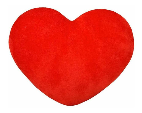 Cojín Hongmall  De Peluche Con Forma De Corazón Rojo,   Ccj1