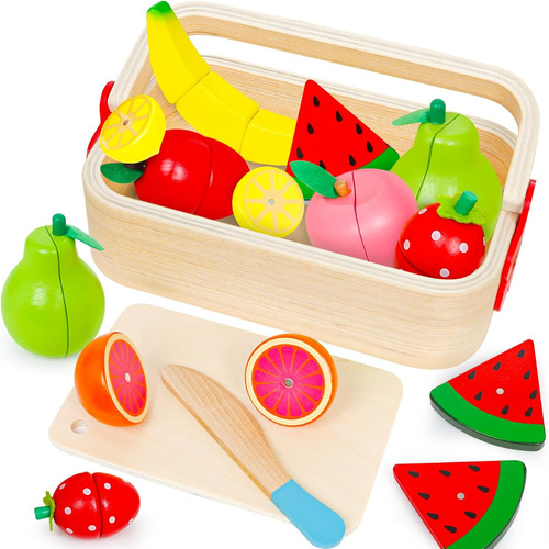 Juego De Juguetes De Madera Para La Cocina De Los Niños, Jue