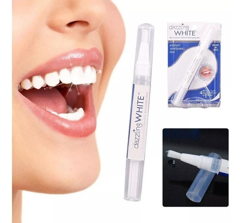 Lapiz Con Gel Blanqueador Dientes Instantaneo White Pen