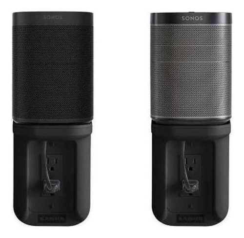 Estante De Salida Sanus Wsos1-b1 Ideal Para Sonos One, ... Color Negro