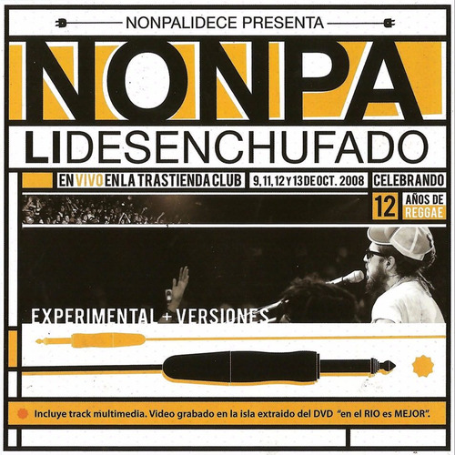 Imagen 1 de 1 de Nonpalidece Nonpalidesenchufado Cd Nuevo Original Reggae