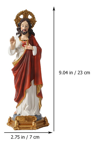Adorno Artesanal De Resina, Adorno De San Jesús, Decoración