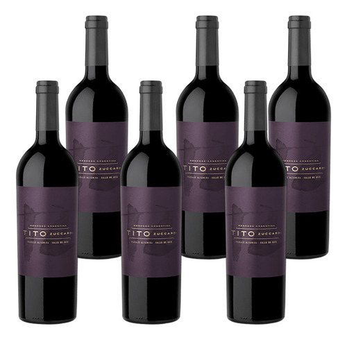 Vino Tito Zuccardi Blend Caja X 6 Un Bodega Familia Zuccardi