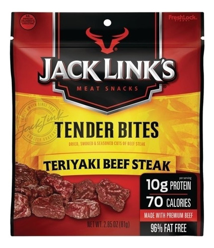 Jack Links Carne Seca Tender Bites, Teriyaki 80gr