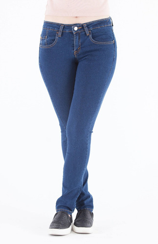 Jeans Vianni Stretch Doble Stone Dama Mod. 40185 Od.st