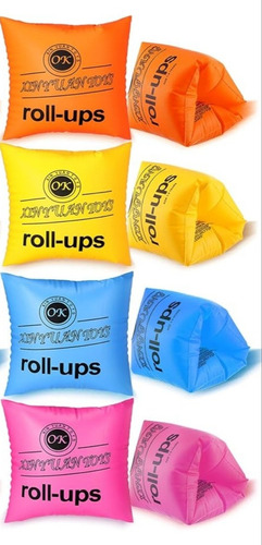 20 Flotis Brazo Salvavidas Inflable Roll-ups Mayoreo Gde