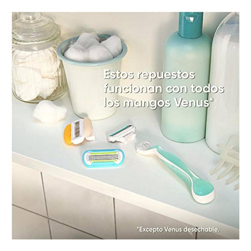 Gillette Venus Original Cartuchos Para Afeitar 2 Unidades