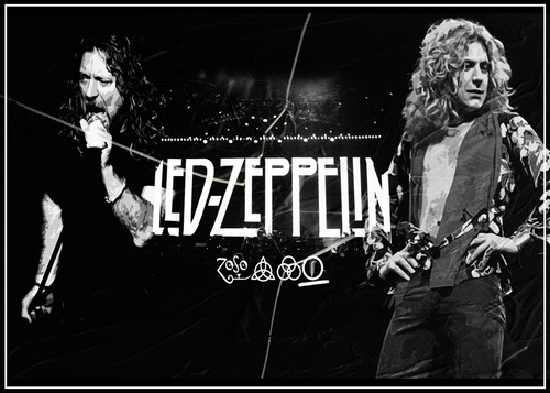 Poster Banda Led Zeppelin 30cmx42cm Rock -- Plastificado