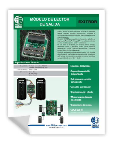 Modulo De Lector De Salida Rbh-exitrdr P/ Urc-2000 Irc-2000