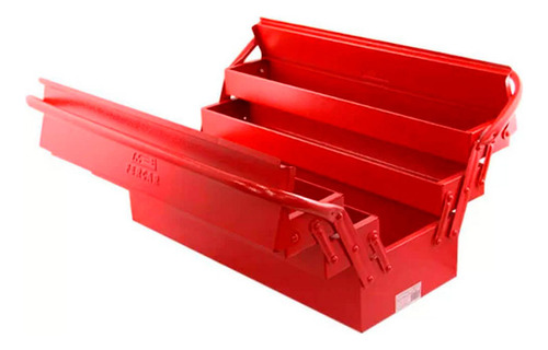 Caixa Sanfonada C/05 Gavetas Vermelho Fercar 07 Vermelho