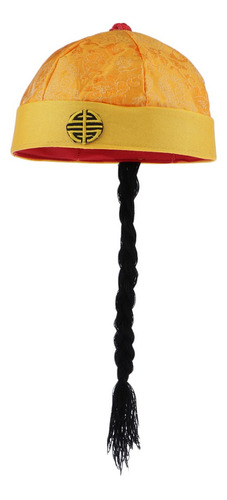 Sombrero Chino Sombrero De Dragón Estampado De La Dinast [u]