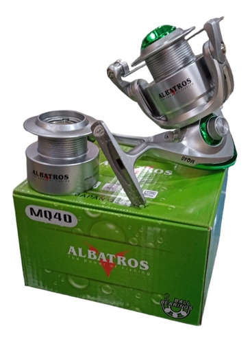 Reel Frontal Pesca Albatros Mq 40 Variada Pejerrey 2 Rul