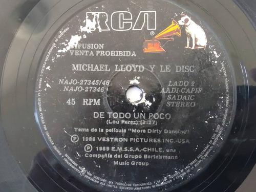 Vinilo Single De  Michael Lloyd Y Le Disc  ( Q36