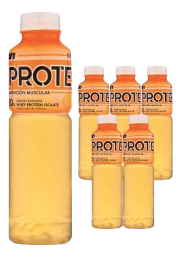 Pack 6 Proteinas Liquida Whey Protein 500ml - Winkler 