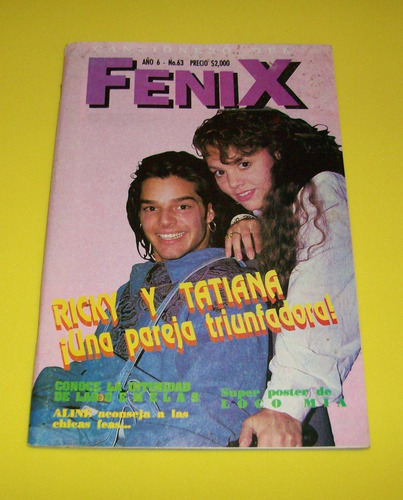 Ricky Martin Tatiana Revista Fenix Loco Mia Lucero Aline