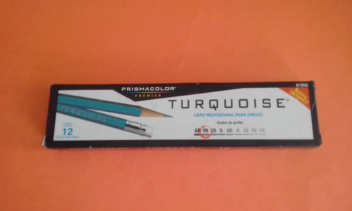 Lapiz De Dibujo Turquoide Por Caja 3b, 2b, H, Hb, 3h