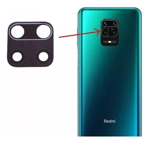 Mica Lente Visor Camara Trasera Xiaomi Redmi Note 9 Original