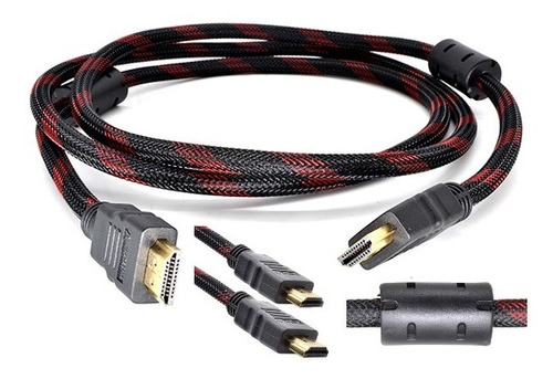 Cable Hdmi 1,8 Mts Mallado Doble Filtro