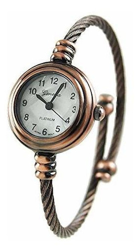 Relojes De Ra Para M Reloj De Cobre Antiguo Con Brazalete Pa