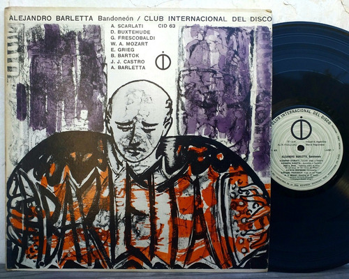 Alejandro Barletta - Bandoneon - Lp Vinilo Clasica Tango