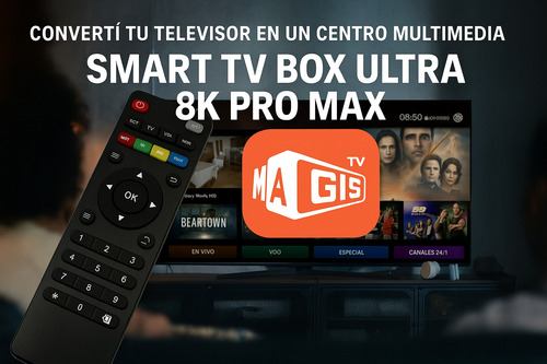 Tv Box 8k Android - Convertidor Smart 512gb Negro Estandar Negro Estándar