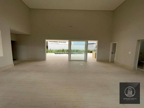 Imagem 9 de 30 de Casa Com 4 Dormitórios À Venda, 395 M² Por R$ 3.900.000,00 - Condomínio Lago Azul - Araçoiaba Da Serra/sp - Ca0237