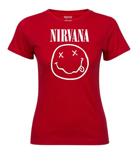 Polera Mujer Estampado Nirvana