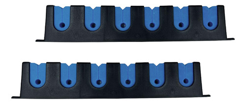 Soportes Horizontales Para Cañas De Pescar, Estantes Azul