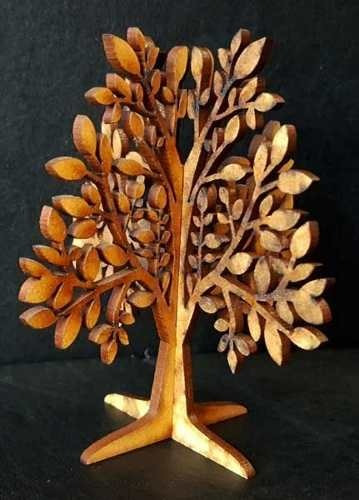 Árbol De La Vida 3d Fibrofacil Madera Souvenir P/pintar 30cm