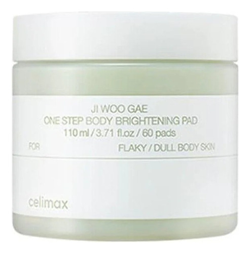Celimax Ji Woo Gae One Step Body Brightening Pad 110ml Momento De Aplicación Día/noche Tipo De Piel Todo Tipo De Piel