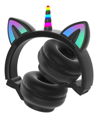 Audífonos Wireless Unicornio Cat Ear Stn-27