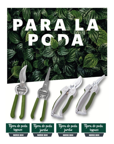 Set De Poda Bulit Serie 600