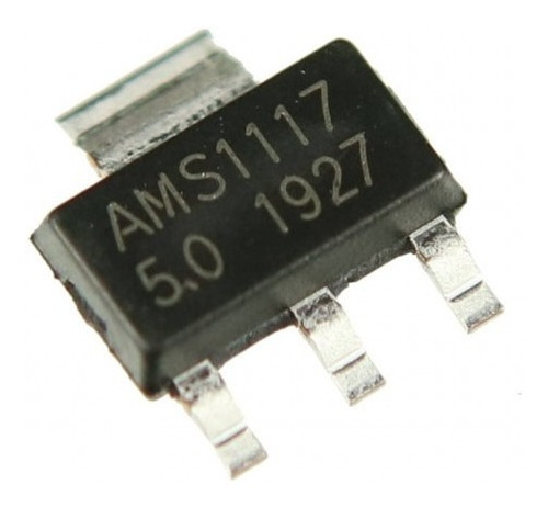 Regulador Tensão Ams1117 5.0v 1a Smd Arduino - 10 Pçs