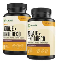 Comprar Kit 2 Frascos de Aguaje y Fenogreco 60 Cápsulas cada uno Sin sabor Apoya tu equilibrio y bienestar natural Ayuda a mantener el equilibrio corporal durante cambios hormonales Kukamonga