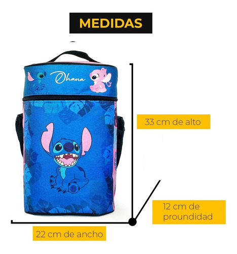 Imagen 5 de 7 de Equipo De Mate Completo Stitch Azul Cuero Set Kit Matero
