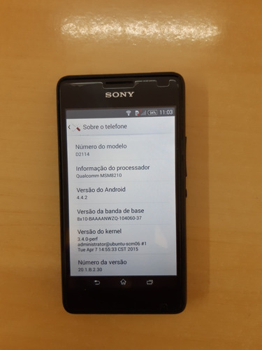 Celular Sony Mod Xperia E1 (tv) Lindo E Semi Novo Func Tudo